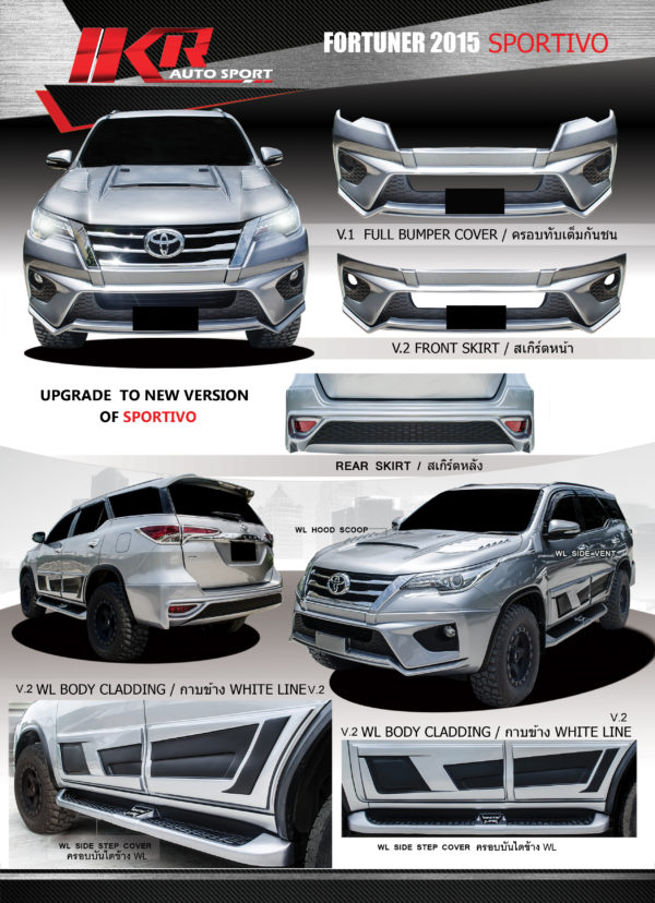 ชุด Toyota Fortuner 2015 SportivoZ