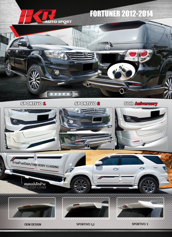 ชุด Toyota Fortuner 2012