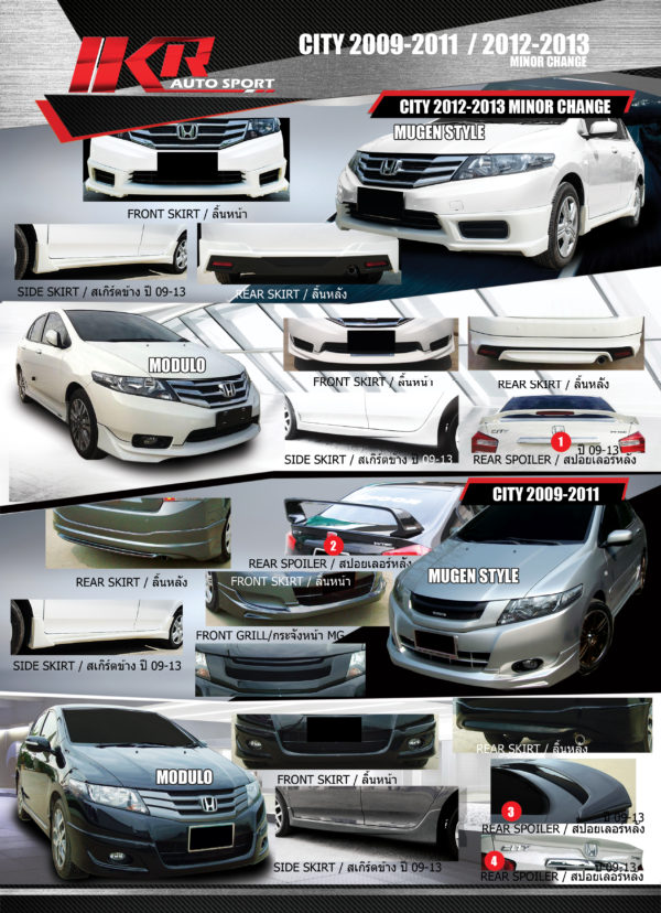 ชุด Honda City 2012 Mugenz