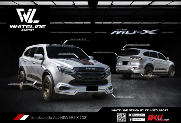 ชุด Isuzu Mu-x 2021 Whiteline Design